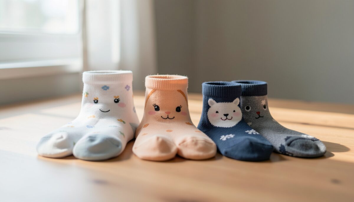 Eine Socke für jedes Alter: dieselbe Qualität vom Babyfuß bis zum Erwachsenen.